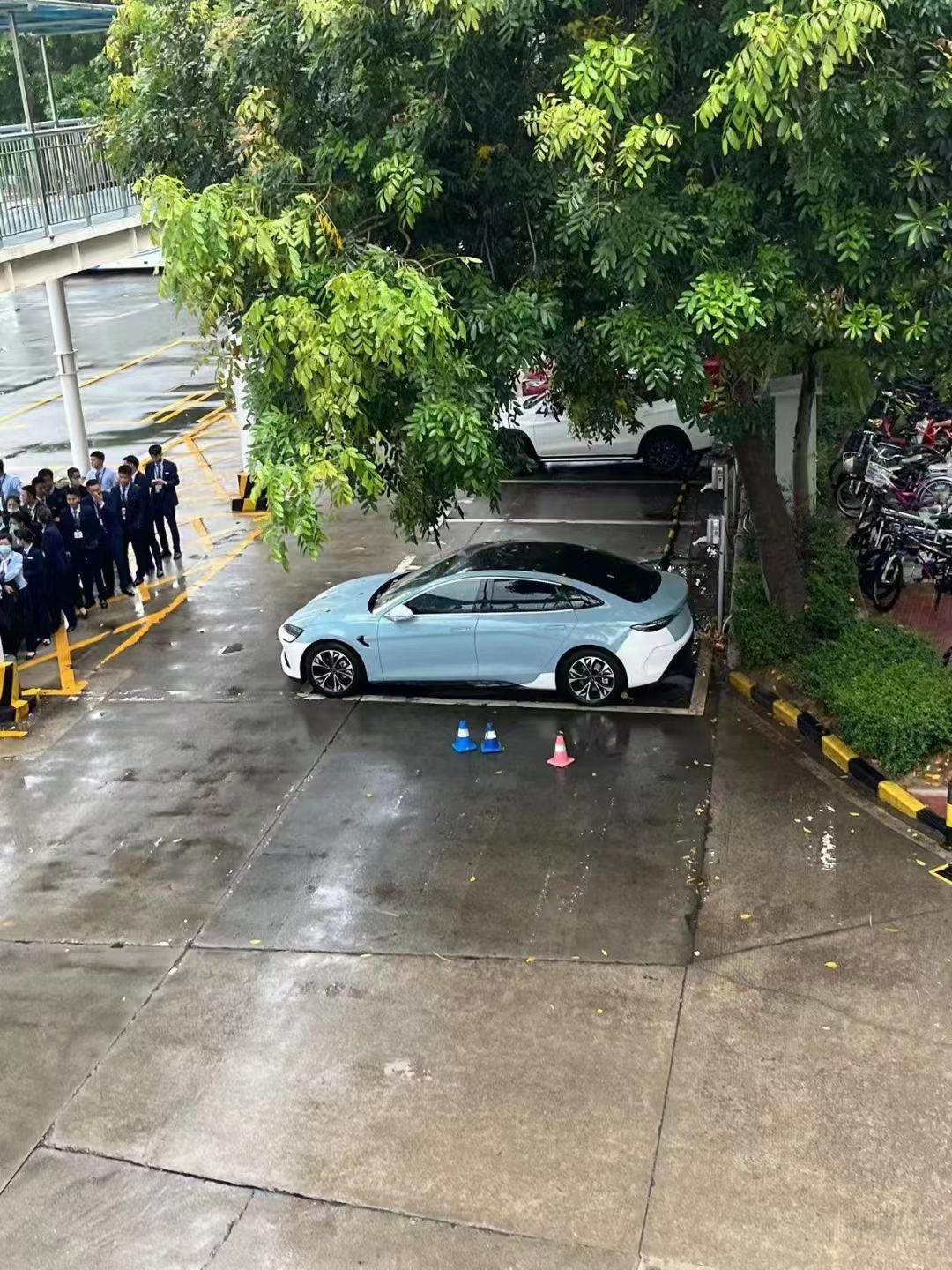 外观色彩丰富，内饰黑白撞色，比亚迪海豹最新测试谍照曝光