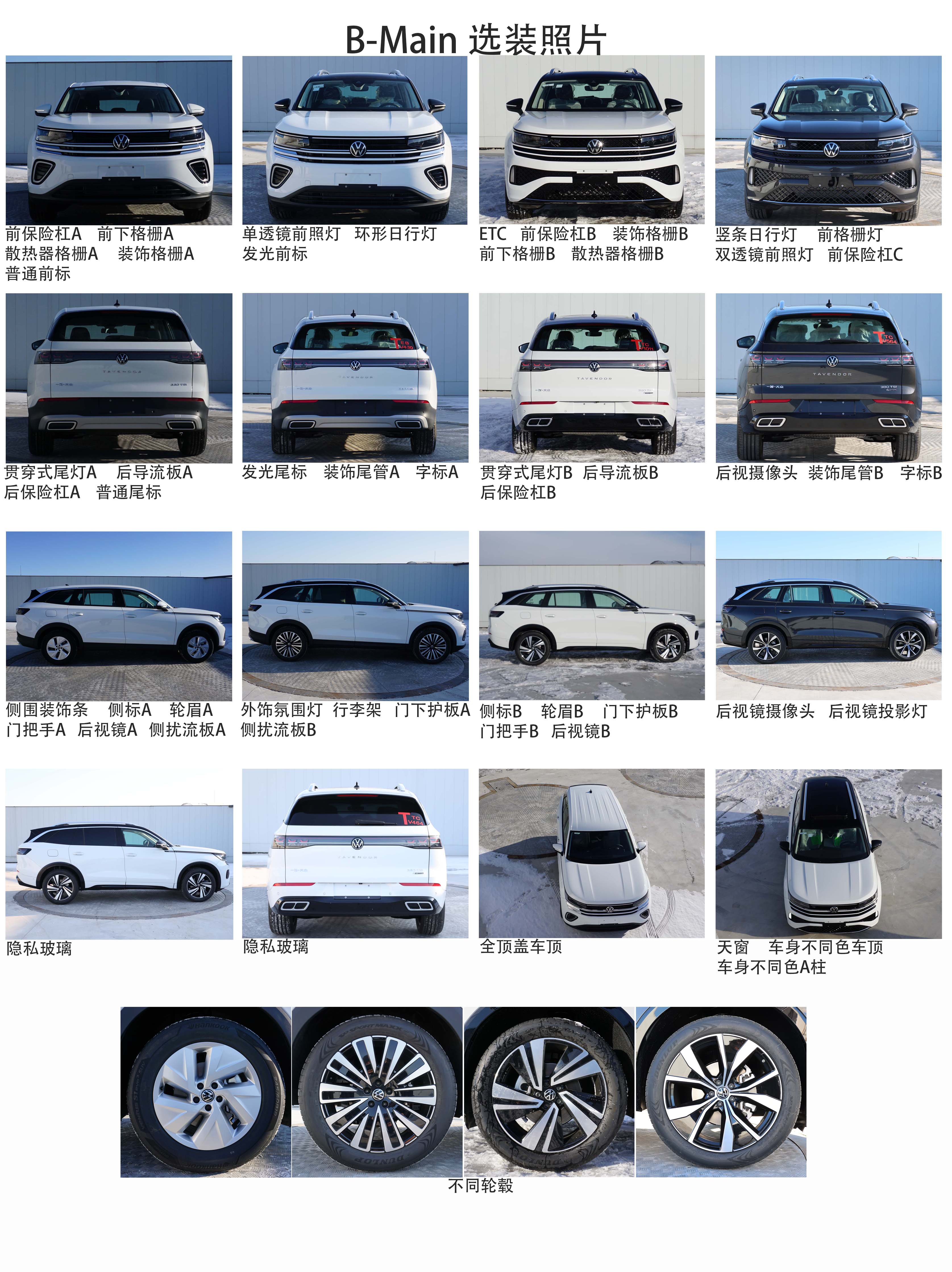 前脸设计很有冲击力，一汽大众TAVENDOR申报信息曝光